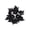 A, variant on 12 Inch Artificial Black Rose Candle Ring Wreath, Gothic Black Foliage Mini Wreath, Halloween Spooky Candle Holder Decor for Table Mantel, 1-Pack