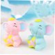 thumbnail image 5 of BESTYASH 2Ud Llaveros De Elefante De PVC Para Y Regalo Romántico Con Acabado Fino, 5 of 8
