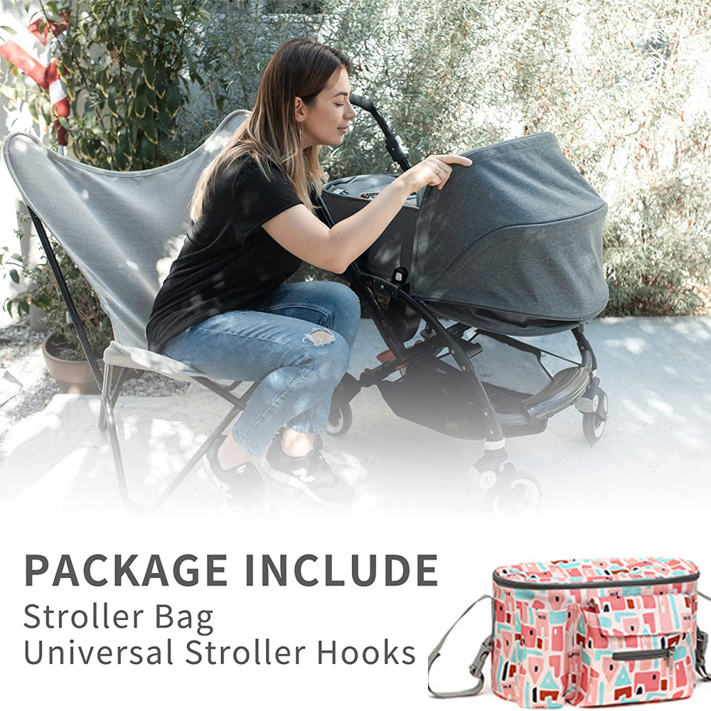 Stroller hanging bag large capacity stroller hanging bag stroller accessories