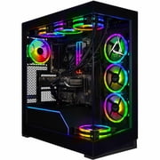 CLX Horus Gaming Desktop Computer, AMD Ryzen 9 9950X, 96 GB, 8 TB HDD, 2 TB SSD, Mid-tower, Black