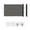#Black, variant on XQWJWLA Retractable Dog Gate for Doorways and Stairs, Mesh Safety Gate for Pet, Indoor & Outdoor Use, One-Hand Operation, Easy Installation, 19.69" Tall, Expands to 49" Wide