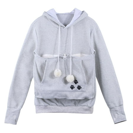 Musuos Fashion Unisex Kangaroo Pet Dog Cat Holder Carrier Coat Pouch Large Pocket Hoodie Top