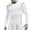 White(New), variant on PNTUTB Men's Casual Crew Neck Long Sleeve Quick Dry Solid Color Lightweight Fitted Sports Top