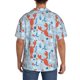 thumbnail image 3 of Balery Lobsters Camisa Casual de Manga Corta con Botones para Hombre, Texturizada, Estilo Cubano, para Playa, Verano-X-Large, 3 of 5
