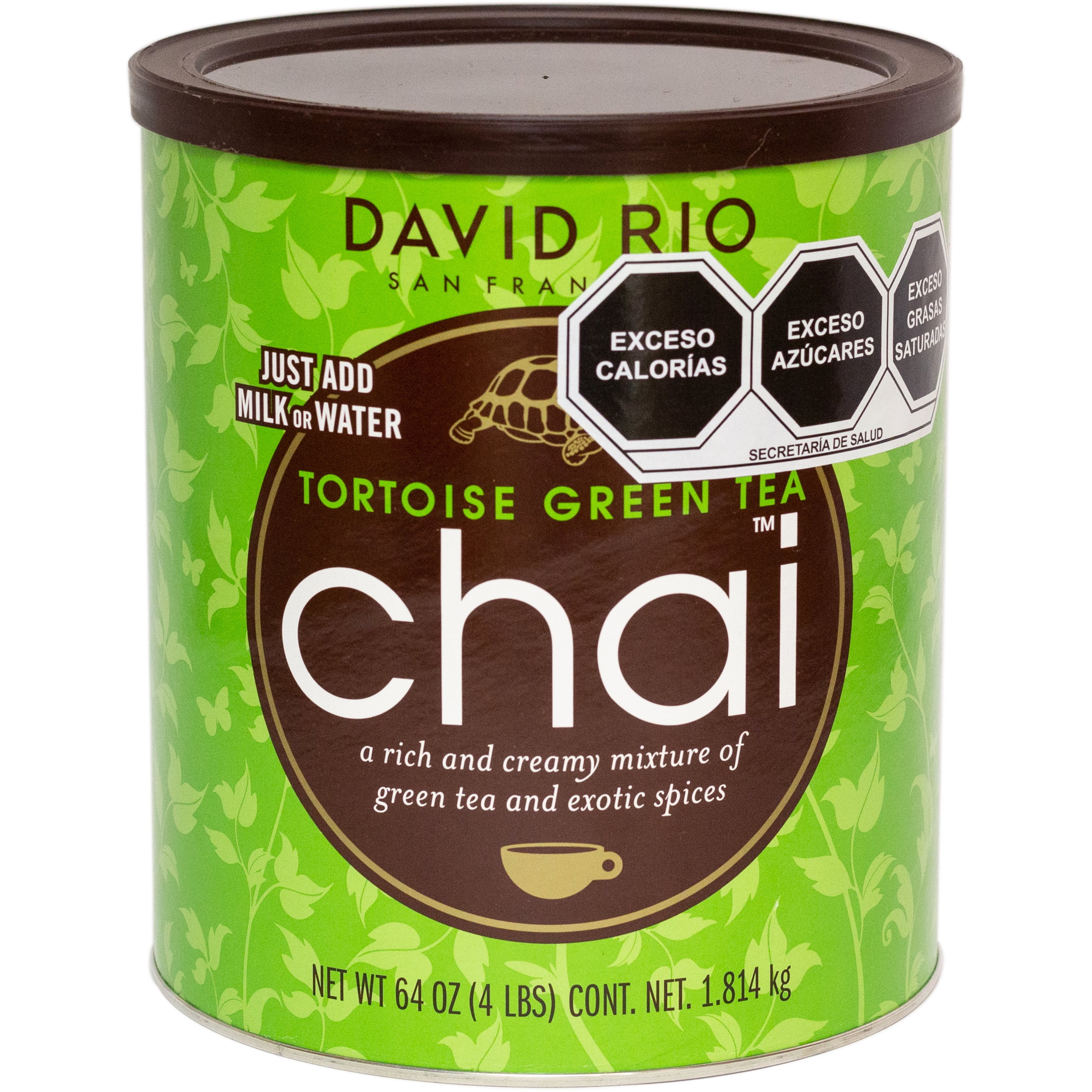 Té Chai, Tortoise Green Tea 1814 Grs. David Río Libre de Gluten ...