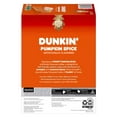 thumbnail image 2 of Dunkin Donuts Pumpkin Spice Coffee K Cups - Pack of 22 K Cups - Bulk Limited Edition Dunkin Pumpkin Spice Coffee - For use of Keurig Coffee Makers, 2 of 3