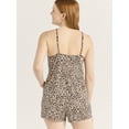 thumbnail image 5 of Joyspun Women’s Dreamy Soft Collection Lace Trim Knit Cami and Shorts Pajama Set, Sizes XS to 3X, 5 of 7