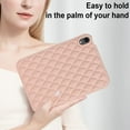 thumbnail image 5 of Back Case for iPad 9th Gen 2021/8th Gen 2020/7th Gen 2019, Stylish Diamond Texture Soft TPU Anti-Slip Lightweight Ultra Slim Drop Protective Shockproof Cover for iPad 10.2 Inch, Pink, 5 of 7