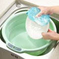 thumbnail image 4 of 5 estropajos de microfibra reutilizables y lavables, almohadillas antibacterianas ecológicas, cepillo sin olor para sartenes domésticos, ollas con gancho adhesivo oso de fresa Electrónica, 4 of 5