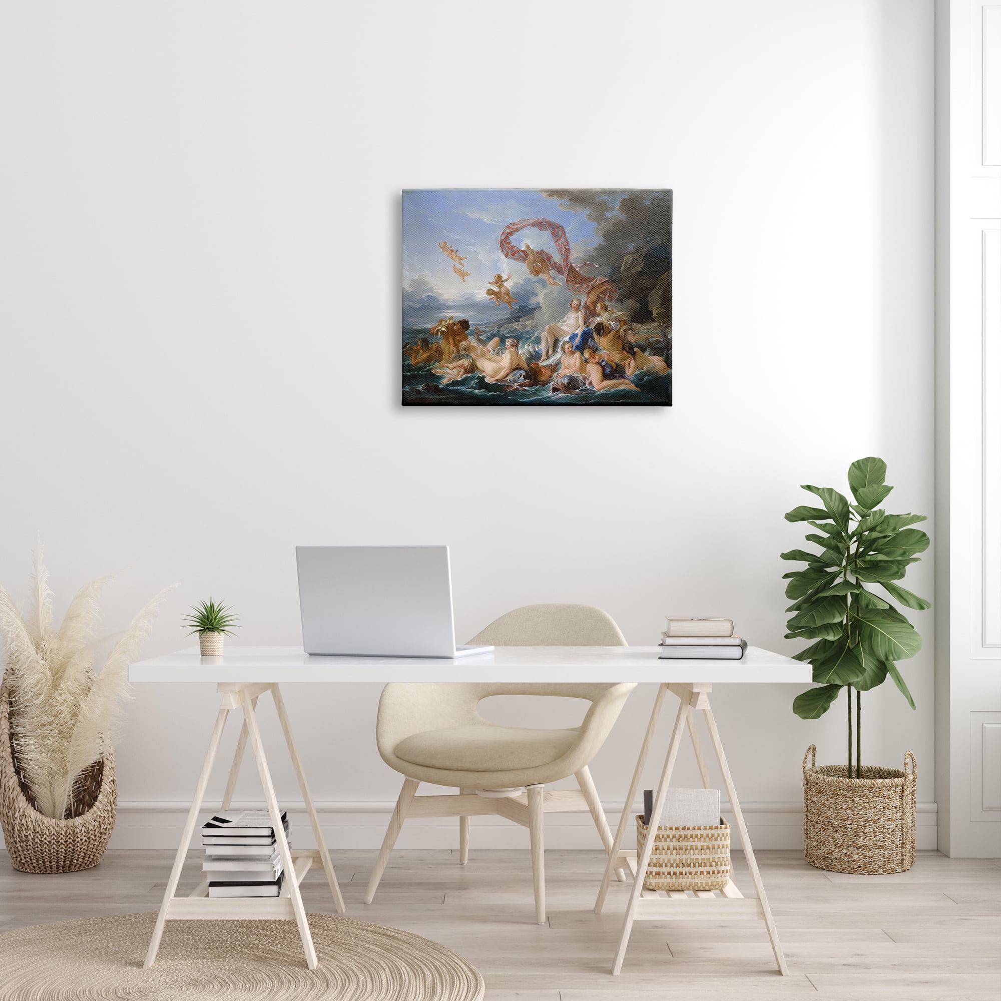 Stupell Industries The Triumph of Venus Francois Boucher Classic Painting Painting Gallery Wrapped Canvas Print Wall Art, Design by one1000paintings