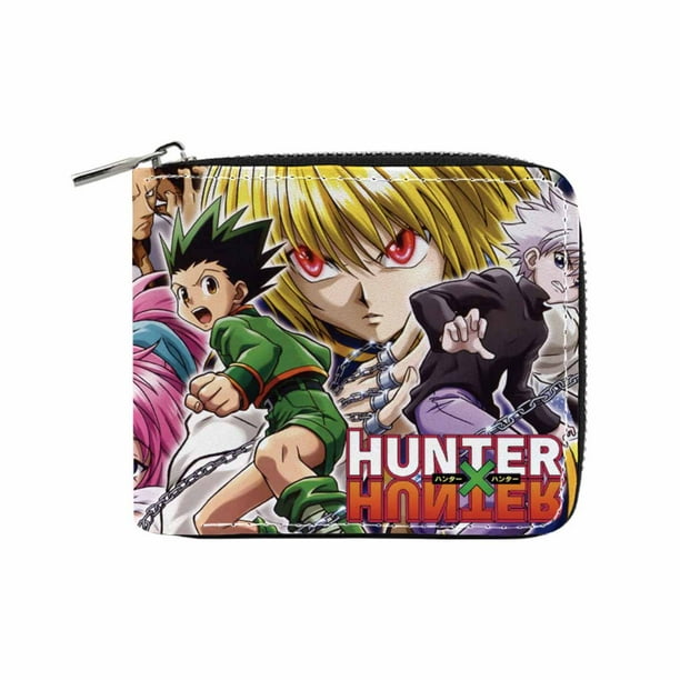 Billetera plegable delgada con diseño de personajes de anime de Wallet Hunters Hunters