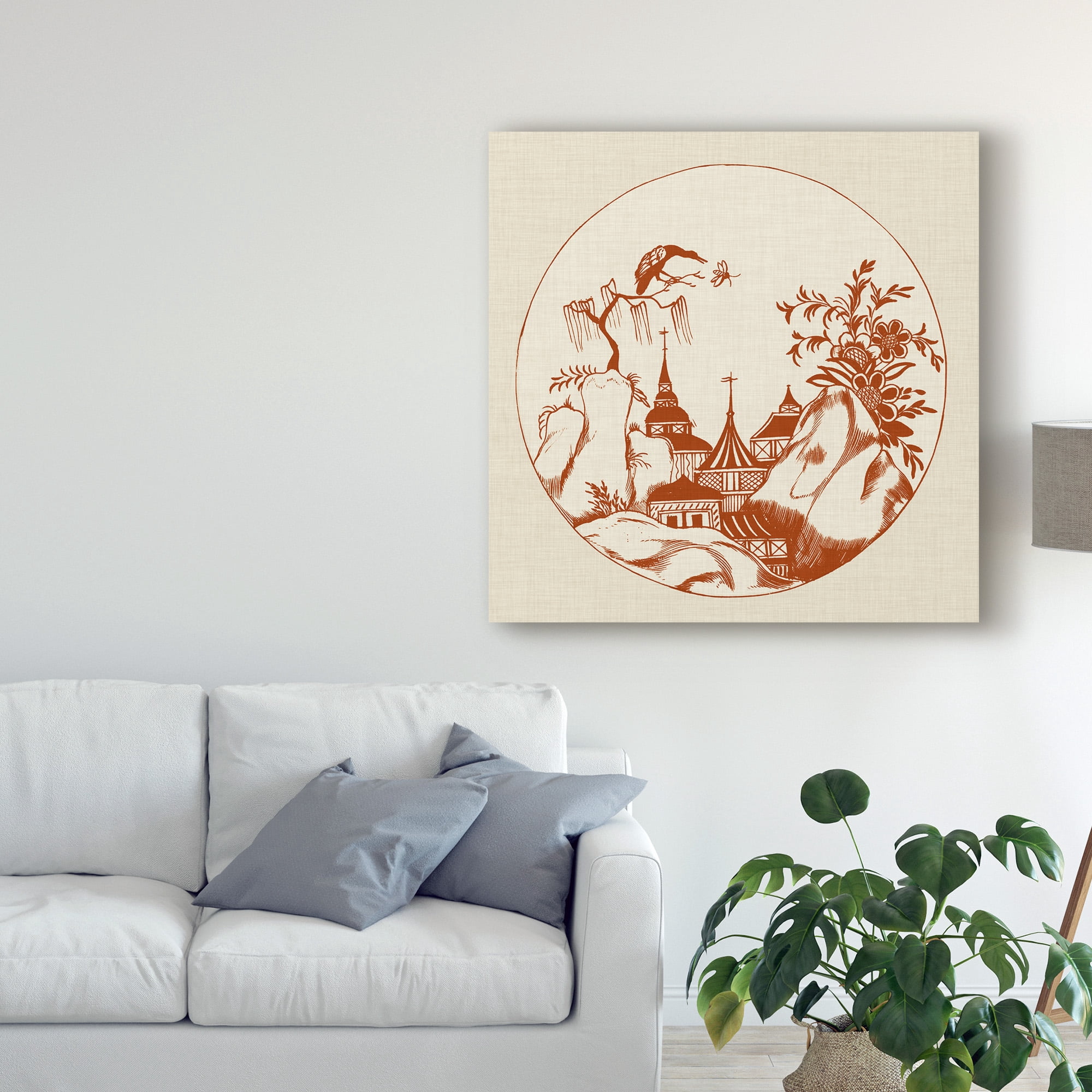 Trademark Fine Art 'Ornamental Pagoda II' Canvas Art by Vision Studio