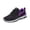 Black, variant on Commforr Women's Running Shoes, Shoes for Women Sneakers, Comfort Wear Orthowear Shoes for Women, Comfortwear Orthopedic Sneakers, Arch Support Slip-On Breathable Walking Shoes, Dark Purple, 8.5