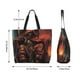 thumbnail image 5 of Disketp Dark Skull King Throne Bolsa Tote Estampada para Mujer, Bolso de Hombro y de Mano para Compras y Viajes, 5 of 8