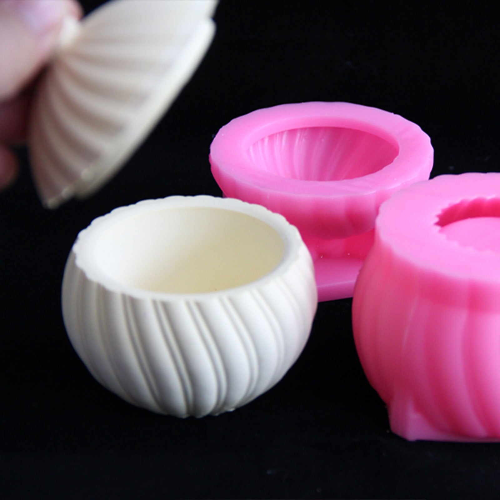 Delicate Sphere Jar Silicone Mold For Resin Storage Projects Including Holders And Christmas Gifts