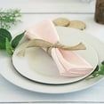 thumbnail image 2 of BalsaCircle 100 Pieces 20" Blush Polyester Napkins Wedding Kitchen, 2 of 4