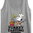 thumbnail image 3 of Peanuts - Turkey Tasting Crew - Women's Racerback Tank Top, 3 of 6
