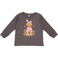thumbnail image 3 of Inktastic Easter Doodle Dog Boys or Girls Long Sleeve Toddler T-Shirt, 3 of 5