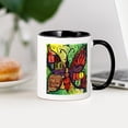 thumbnail image 4 of CafePress - Love Life Colorful Butterfly Mugs - 11 oz Ceramic Mug - Novelty Coffee Tea Cup, 4 of 6