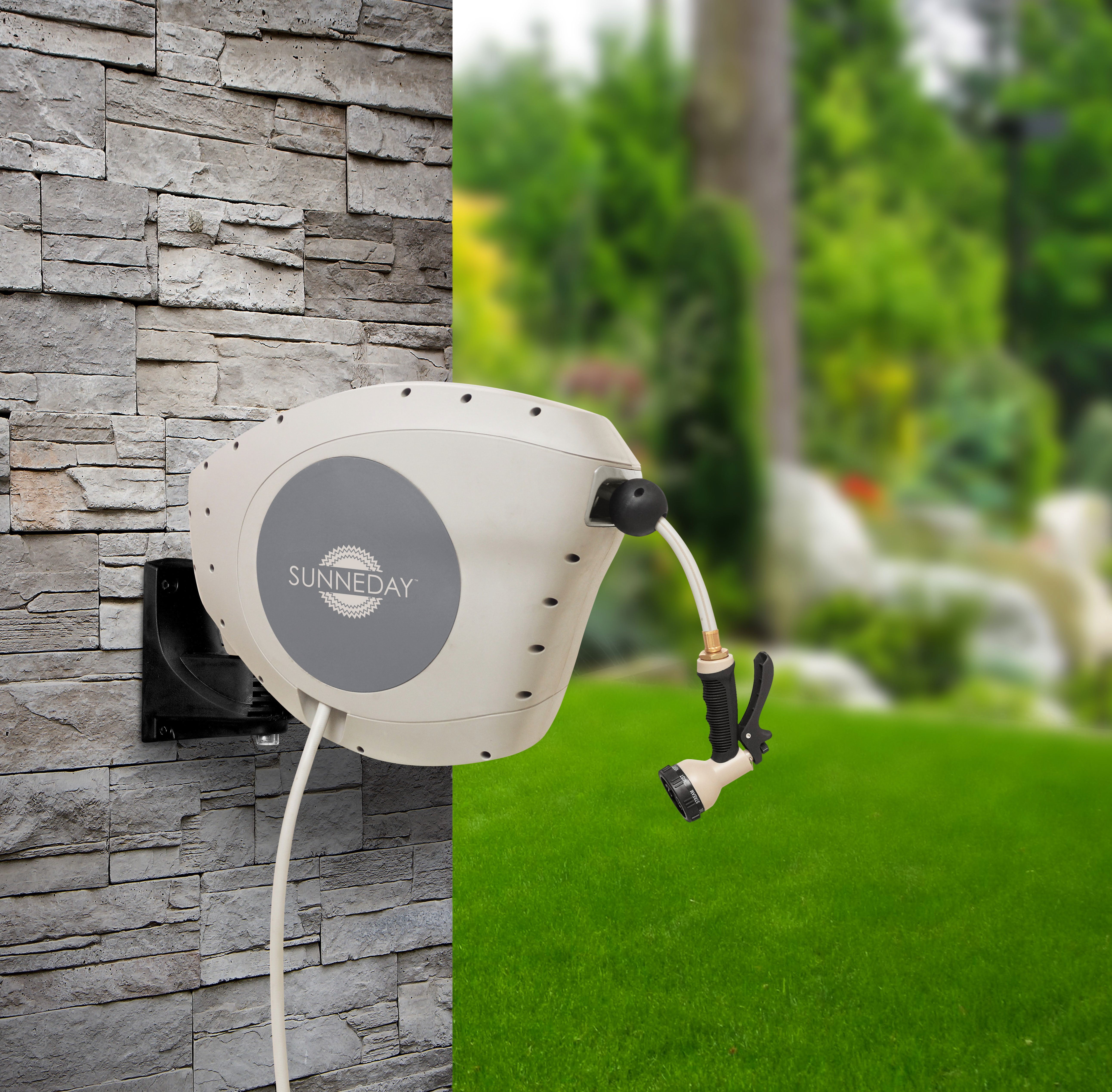 100ft Sunneday Retractable Garden Hose Reel GKW-30S