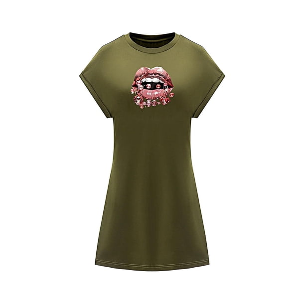 Vestido de verano para mujer Primavera Moda clásica Ropa hasta la Vestido casual para M