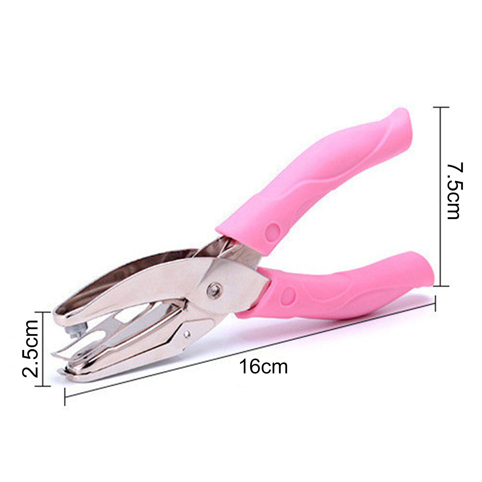 Yirtree Small Mini Tiny Shaped Circle Metal Single Handheld Hole Paper Punch  Punchers with Soft-Handled for Tags Clothing Ticket 1.5/3/5/5.5/6mm 