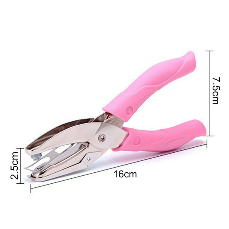 Small Mini Tiny Shaped Circle Metal Single Handheld Hole Paper Punch  Punchers With Soft-handled For Tags Clothing Ticket Tw