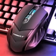 thumbnail image 2 of Wired Gaming Mouse Usb Plug and Play Silent Click Quiet Buttons Rgb Led Backlight Comfortable Grip 6 Programmable Buttons Adjustable Dpi Settings for Pc Laptop Desktop, 2 of 8