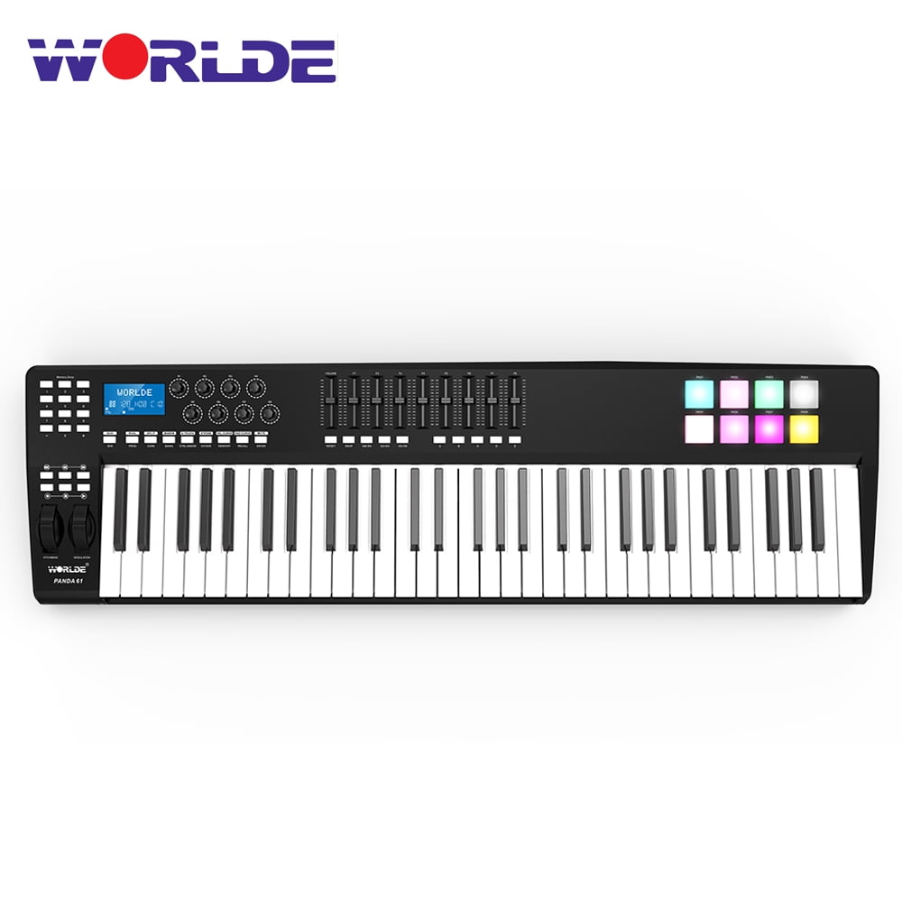 Acheter WORLDE PANDA61 Contrôleur de clavier MIDI USB portable 61