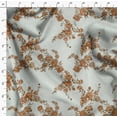 thumbnail image 4 of Soimoi Minky Brown Fabric By the Yard - 56 Inch Wide -Floral & Leaf Floral Pattern Fabric - Botanical and Elegant Designs for Various Uses Printed Fabric, 4 of 6