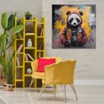 thumbnail image 4 of Stupell Industries Eclectic Urban Graffiti Panda Bear Canvas Art, 36 x 36, by Lazar Studio, 4 of 8