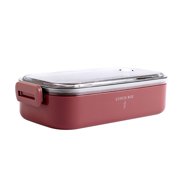 Refrigerator Sealed Compartment Fruit Fresh-Keeping Box Transparent With Lid Portable Microwave-Heated Lunch Box Lunch Box