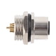thumbnail image 2 of Zócalo de montaje en panel M12‑B‑S5 Adaptador de enchufe de 5 pines con conector impermeable IP67 M12, 2 of 12