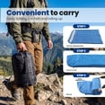 thumbnail image 5 of Sweetcrispy Double Sleeping Bag 2 Person Queen Size All Season Waterproof Camping Hiking Backpacking, Blue, 5 of 9