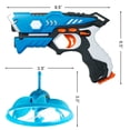 thumbnail image 2 of Costway Infrared Laser Tag Guns 2 Players with 2 Flying Saucers Battle Blasters Game, 2 of 10