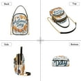 thumbnail image 3 of FORMRS Crossbody Bag for Women Quilted Travel Shoulder Cell Phone Purse with Chain Strap Handbag, Autumn Day with Cocoa Pattern, 3 of 7