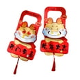 thumbnail image 4 of GUOOL 2 Pcs Onglets de Poignée de Porte Nouvel An Chinois avec Pompons pour Entrée, 4 of 9