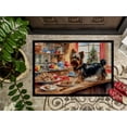 thumbnail image 2 of Carolines Treasures DAC3894MAT 18 x 27 in.  Yorkshire Terrier Yorkie Christmas Cookies Doormat, 2 of 6