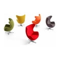 thumbnail image 4 of Fauteuil Lounge Pivotant et Inclinable Lesley avec Base en Acier Inoxydable, 4 of 4