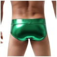 thumbnail image 4 of Mens Underwear Imitation Leather Ice Silk Boxer Briefs Men's Low Waist Boxer Briefs, 4 of 9