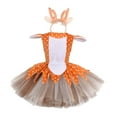 thumbnail image 3 of Vestido de disfraz de ciervo jinwen con diadema de asta 5T, 3 of 8
