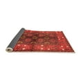 thumbnail image 2 of Ahgly Company Indoor Rectangle Oriental Orange Industrial Area Rugs, 5' x 7', 2 of 4