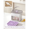 thumbnail image 1 of Weloille Ice Cube Mold with Storage Container, Press Type Ice Maker for Home Freezer, 1 Piece, Includes Cover and Handle for Easy Ice Making and Storage, 1 of 5