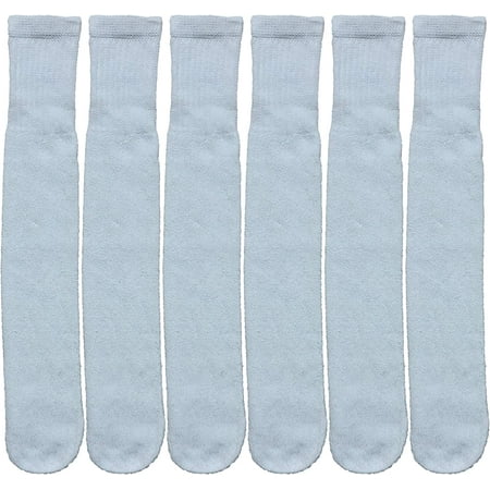 

Yacht & Smith Mens & Womens Wholesale Bulk Cotton Tube Socks Referee Style by SOCKS NBULK (6 Pairs White Womens 9-11 (Shoe size 5-10))