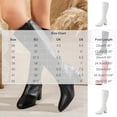 thumbnail image 3 of XUNKUSGA Women's Knee High Boots Classic Solid Color Round Toe Faux Leather Long Boots Comfortable Mid Block Heels Tall Boots for Women with Side Zip,5.5, 3 of 7