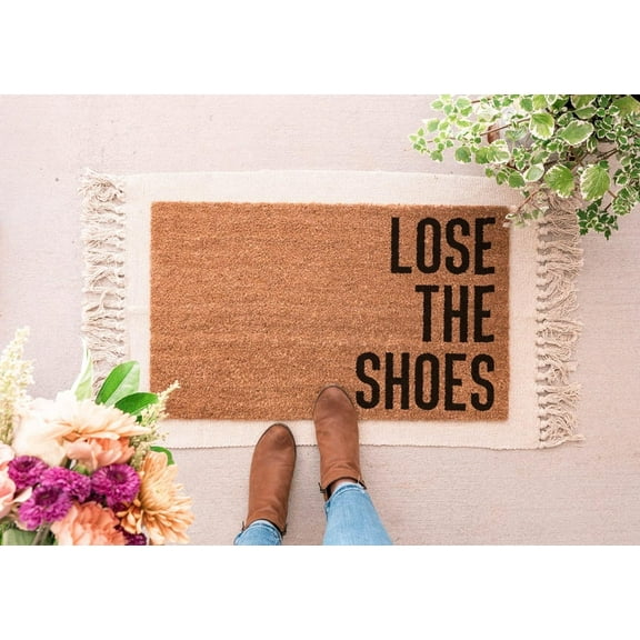 LOSE THE SHOES Mats for Front Door Entry Front Porch Doormat Non-Slip Carpet Rugs Floor Mat Decorative for Home Bathroom Kitchen Indoor 18x30 Inch