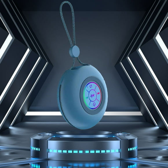 Altavoz Bluetooth, altavoz de tela, minialtavoz estéreo enchufable para exteriores, elegante luz externa, batería de larga duración, interconexión de dispositivos, altavoces Bluetooth