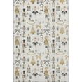 thumbnail image 2 of Addison Rugs Mayfield Premium Machine Washable Transitional Holiday Ivory Rectangle Rug, 8' x 10', 2 of 7
