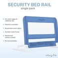 thumbnail image 4 of Dream On Me Barandilla de Cama Ajustable de Seguridad de Malla Liviana para niños pequeños, Tela de Malla Transpirable, Adecuada para Todo Tipo de Camas, Sistema de Anclaje Reforzado, Barandilla de Ca, 4 of 5