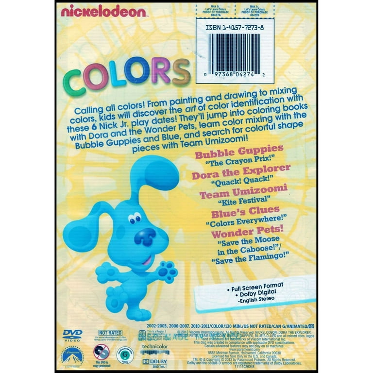 Let's Learn: Colors (DVD), Nickelodeon, Kids & Family - Walmart.com Let's Learn: Colors (DVD), Nickelodeon, Kids & Family - Walmart.com